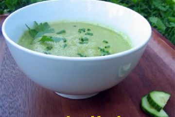 chilled cucumber soup