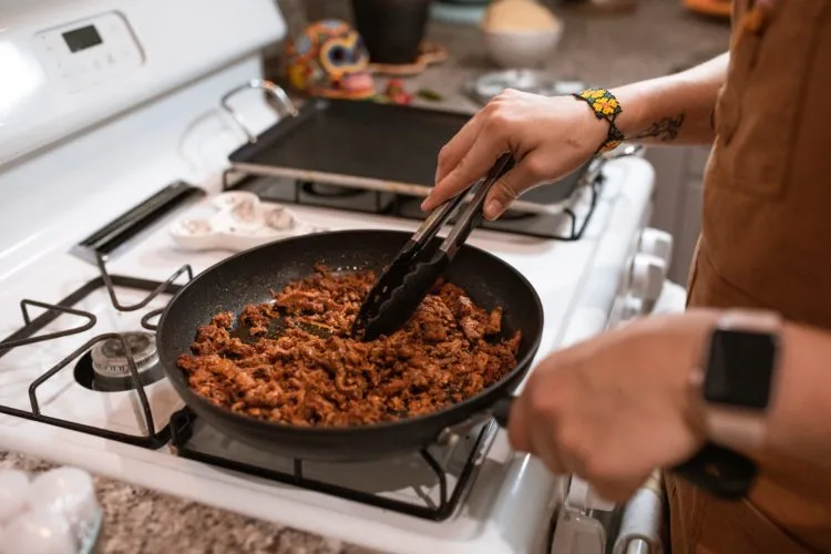Heating up Leftover Taco Meat