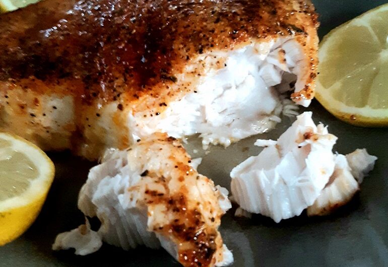 Blackened Swordfish (Oven Recipe) Seasonal Cookbook