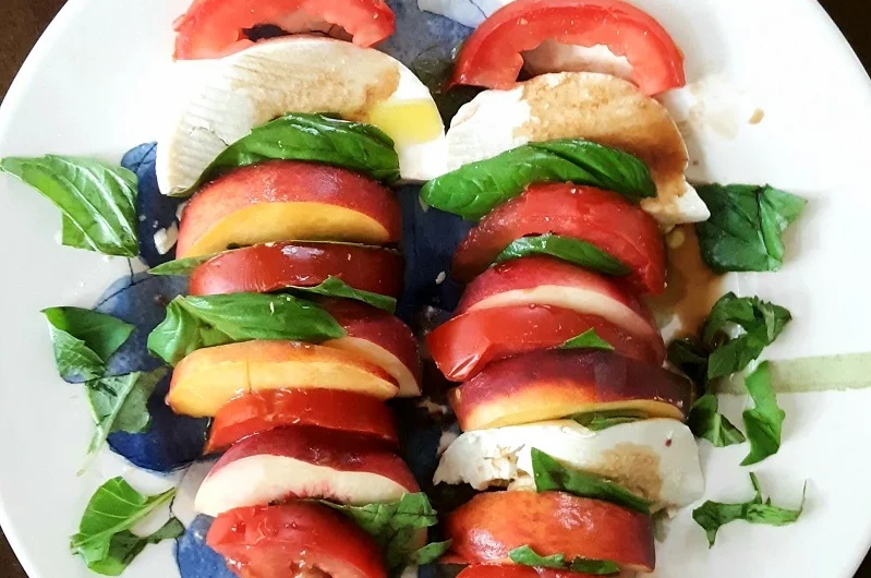 Peach Caprese Salad