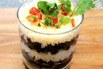 Black Beans and Rice Tiramisu
