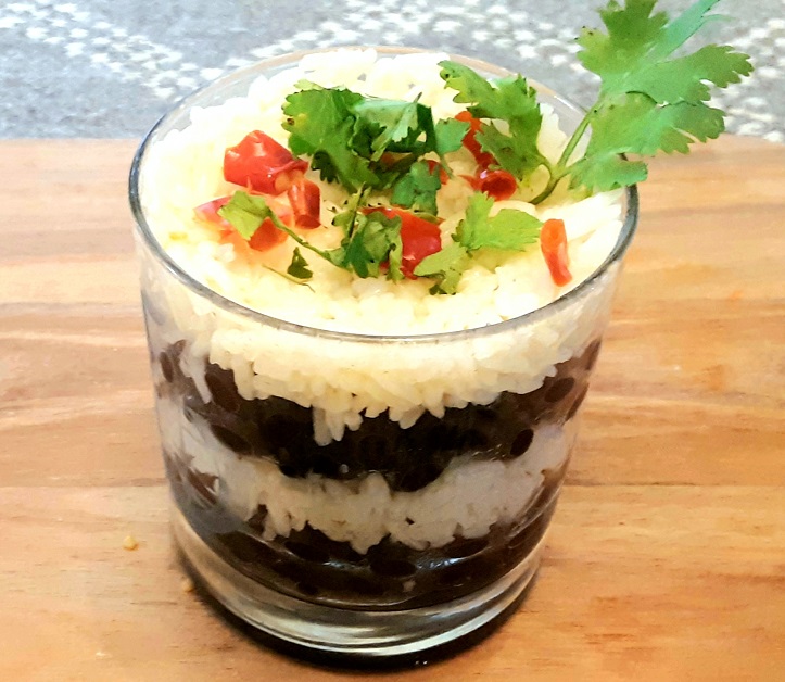 Black Beans and Rice Tiramisu